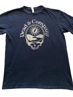 Dead & Company 2021 Tour Shirt L Navy Bethel Woods Woodstock Anniversary